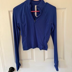 Lululemon It’s Rulu cropped half zip